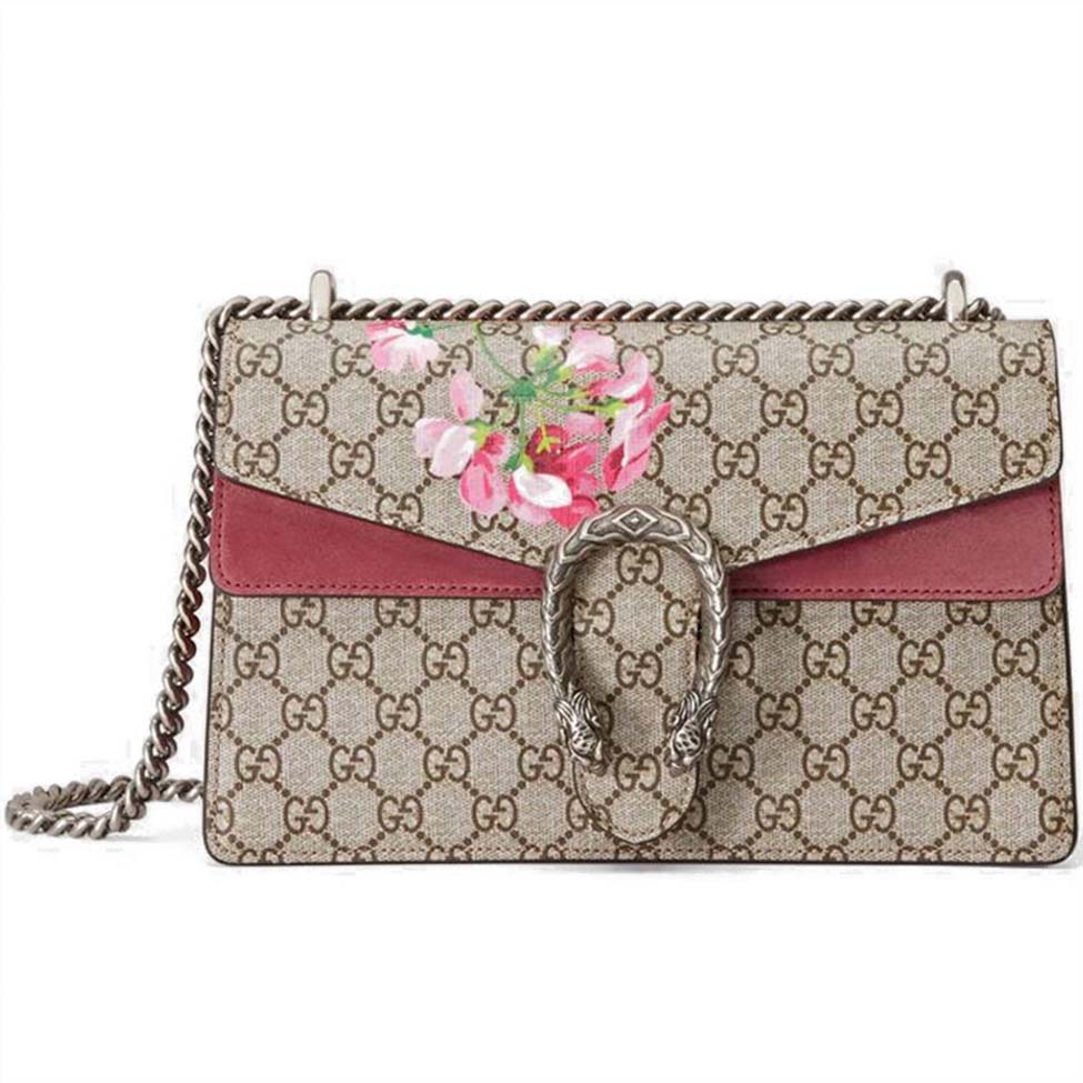 G*u*i 2016 re-edition dionysus gg blooms bag 400249  （28*18*9cm）